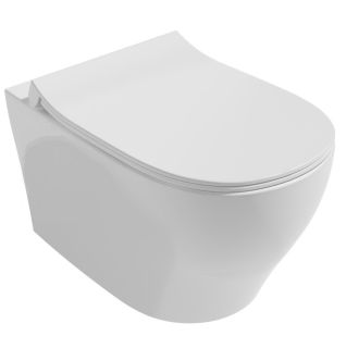 Подвесной унитаз Isvea Soluzione II 10MY02001SV безободковый белый